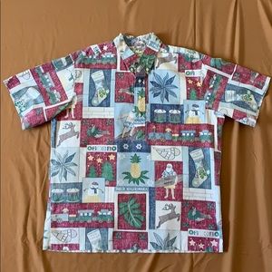 Reyn Spooner, Hawaiian Aloha Shirt Christmas Shirt